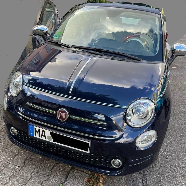 Blau Gebraucht 2017 Fiat 500C Riva Cabrio | 17.500 € - Bild 1/4