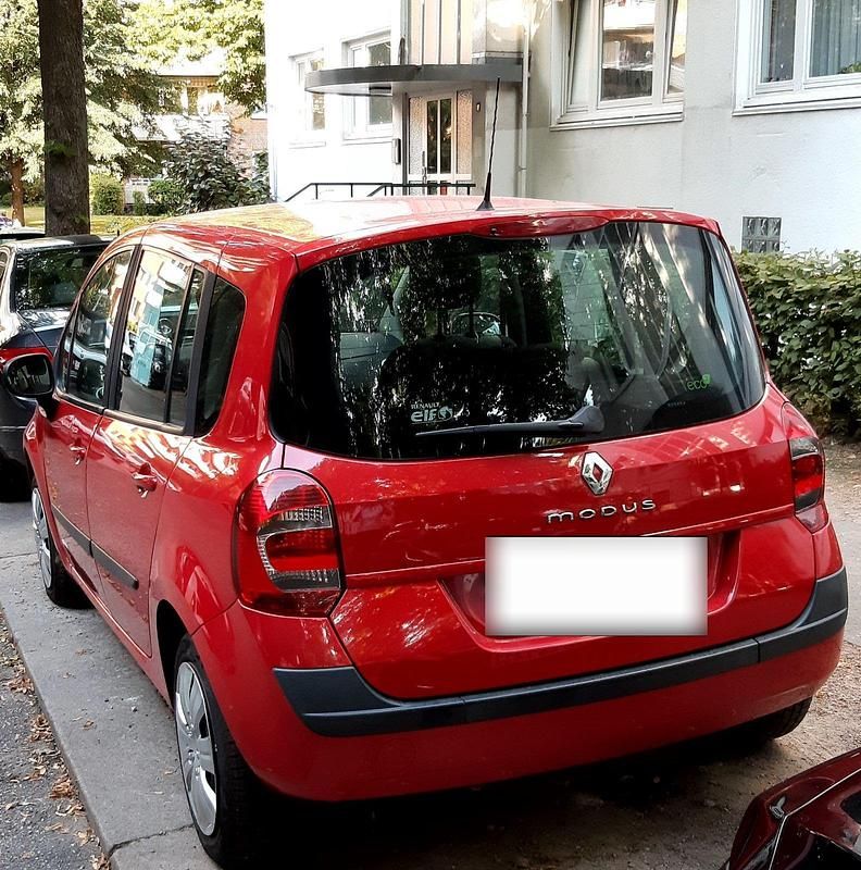 Gebraucht Renault Modus 75 PS (55 kW) 2009 Rot Van / Kleinbus