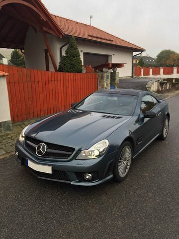 Grün metallic Gebraucht 2002 Mercedes SL500 Sport Cabrio | 12.300 € (Superpreis) - Bild 1/4