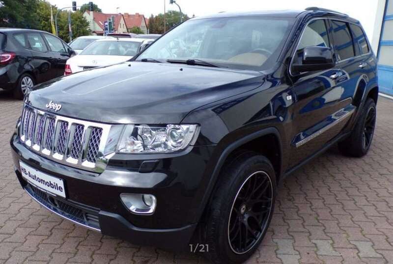 Schwarz Gebraucht 2013 Jeep Grand Cherokee Overland SUV | 14.500 € (Superpreis) - Bild 1/4