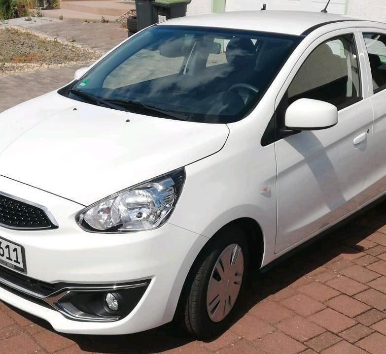 Weiß Gebraucht 2019 Mitsubishi Space Star Kleinwagen | 5.499 € (Guter Preis) - Bild 1/4