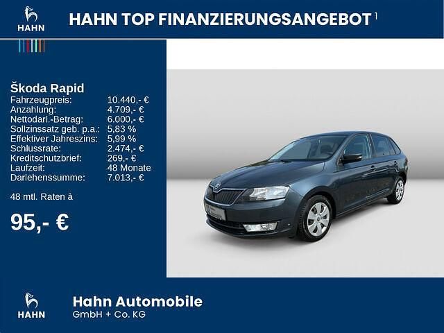 Gebraucht Skoda Rapid Ambition 90 PS (66 kW) 2017 Grau Limousine