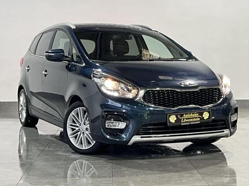 Gebraucht Kia Carens Edition 7 166 PS (122 kW) 2018 (aap) mysterious blue m Van / Kleinbus