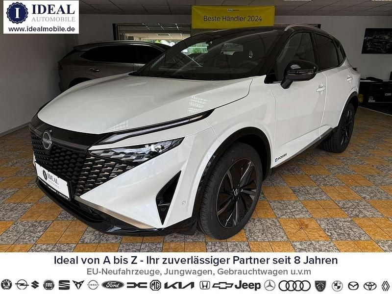 Pearl white / black roof Neu 2025 Nissan Qashqai Tekna SUV | 34.450 € (Guter Preis) - Bild 1/4