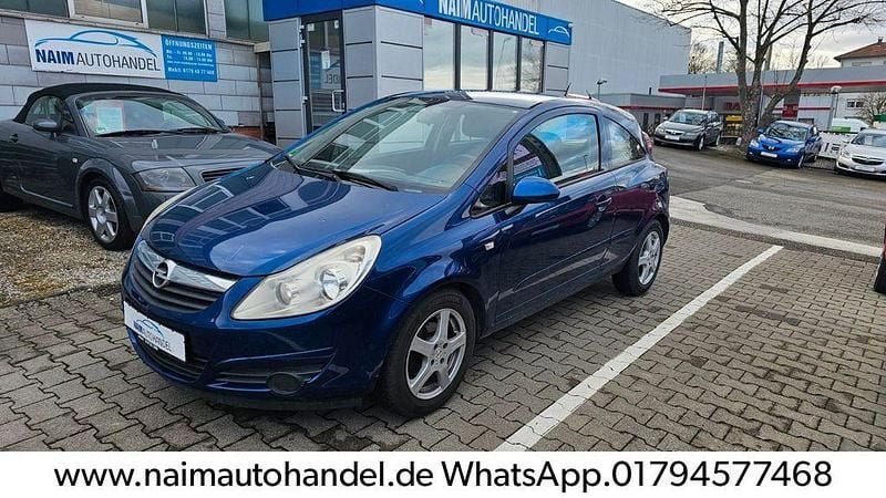 Blau Gebraucht 2007 Opel Corsa Edition Kleinwagen | 790 € (Superpreis) - Bild 1/4
