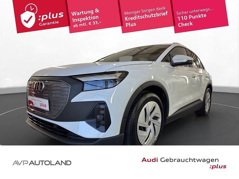 Gletscherweiß metallic Gebraucht 2022 Audi Q4 e-tron Comfort SUV | 34.470 € (Fairer Preis) - Bild 1/4