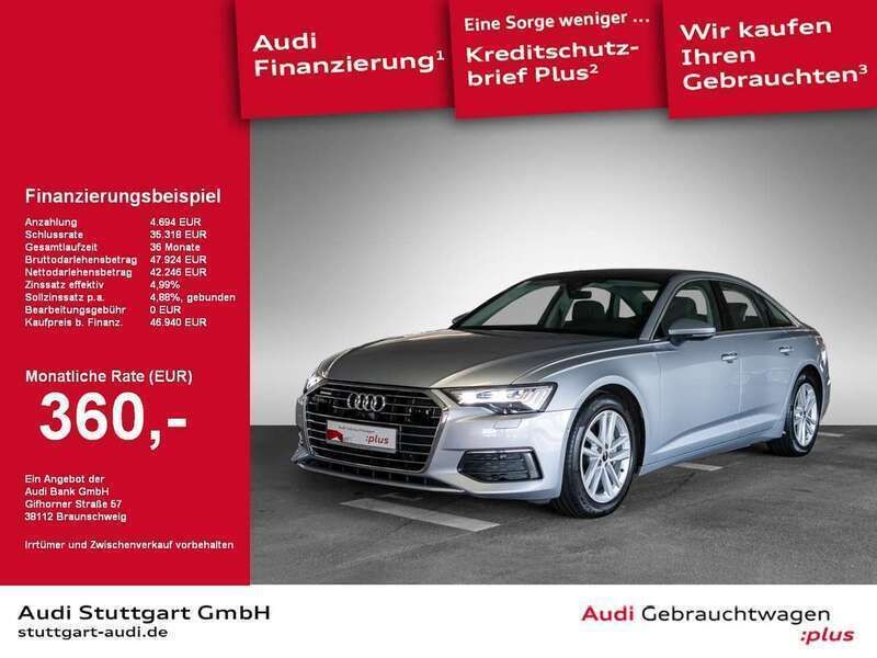 Gebraucht Audi A6 Design 286 PS (210 kW) 2022 Florettsilber metallic Limousine