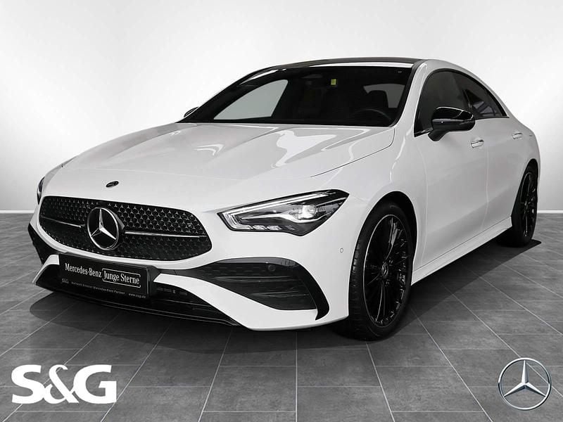 Unilack polarweiß Gebraucht 2024 Mercedes CLA200 AMG Coupé | 36.990 € (Fairer Preis) - Bild 1/4