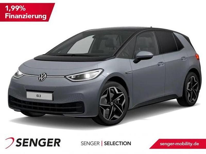 Gebraucht VW ID.3 Pure 110 kW (150 PS) 2022 Mondsteingrau schwarz Kleinwagen