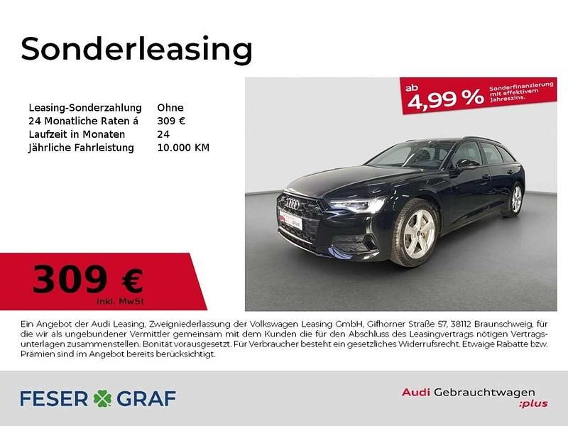 Mythosschwarz metallic Gebraucht 2025 Audi A6 Advanced Plus Kombi | 49.480 € (Fairer Preis) - Bild 1/1