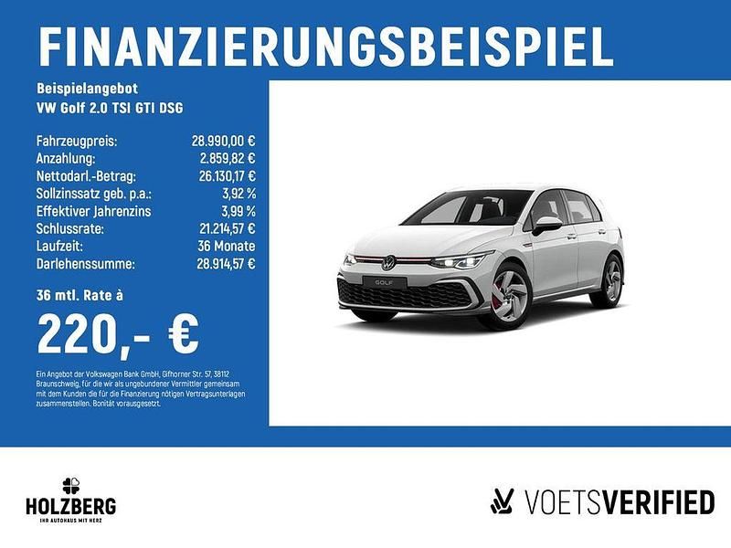 Gebraucht VW Golf VIII GTI 245 PS (180 kW) 2024 Weiß Limousine