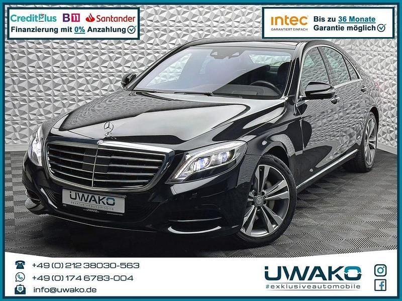 Obsidianschwarz metalliclack Gebraucht 2016 Mercedes S350 Limousine | 36.990 € (Superpreis) - Bild 1/4