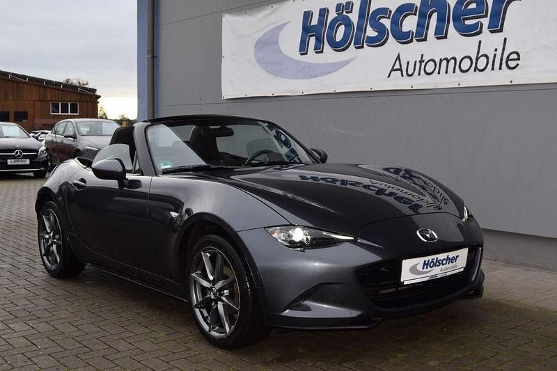 Grau Gebraucht 2016 Mazda MX5 Sports-Line Cabrio | 15.900 € (Guter Preis) - Bild 1/4