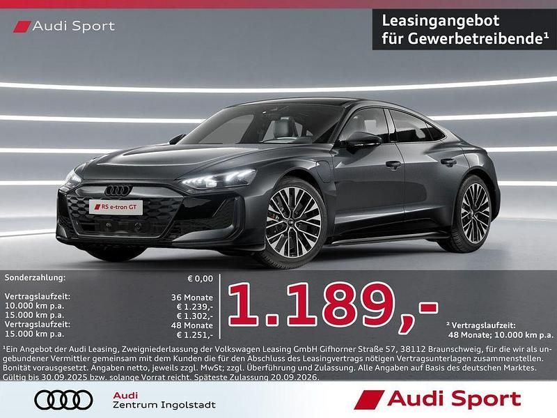 Mythosschwarz Neu 2024 Audi RS e-tron GT Ambiente Limousine | 128.950 € - Bild 1/3