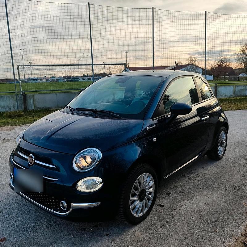 Blau Gebraucht 2022 Fiat 500 Dolcevita Kleinwagen | 11.850 € (Guter Preis) - Bild 1/4