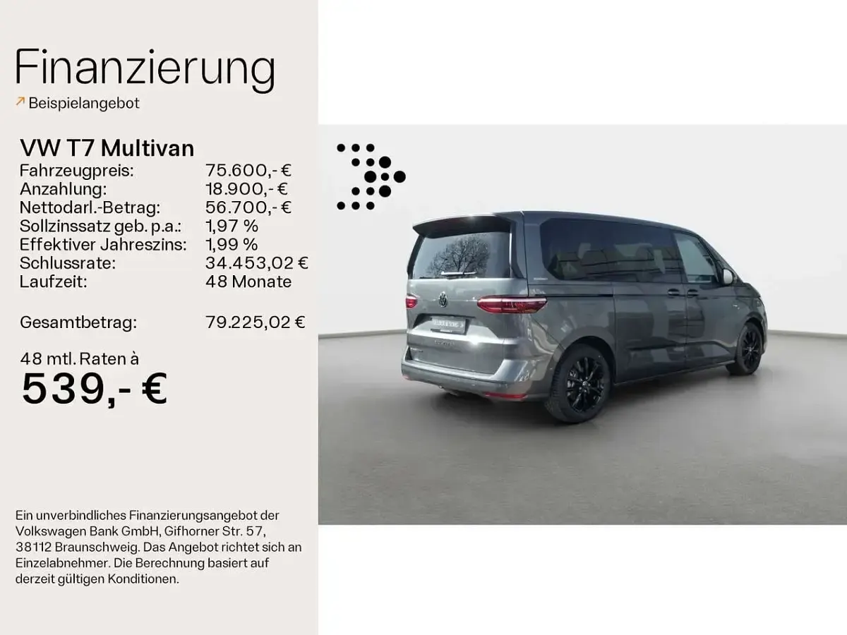 Neu VW Multivan 177 PS (130 kW) 2026 Indiumgrau metallic Van / Kleinbus