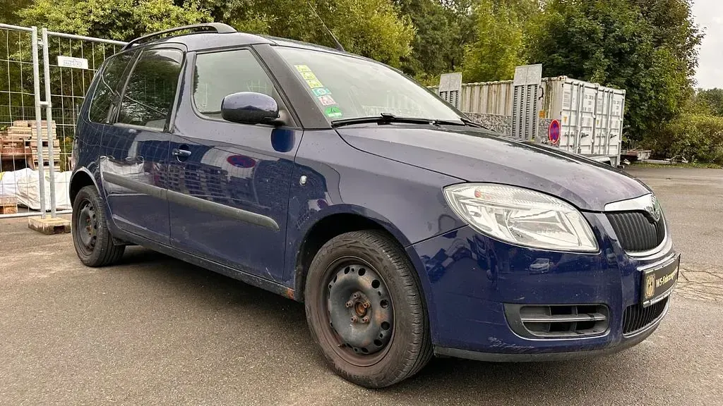 Gebraucht Skoda Roomster Plus Edition 86 PS (63 kW) 2009 Blau Van / Kleinbus