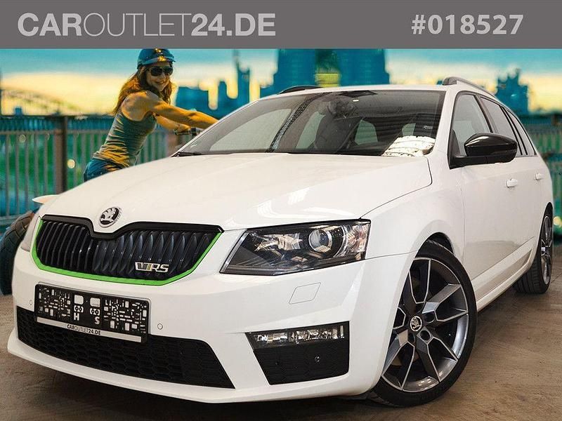 Weiß Gebraucht 2015 Skoda Octavia RS Kombi | 8.980 € (Guter Preis) - Bild 1/4
