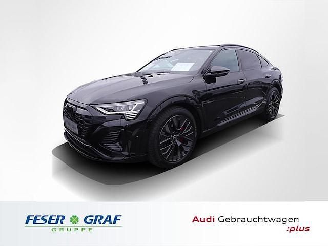 Mythosschwarz metallic Gebraucht 2024 Audi Q8 Sportback e-tron S-Line SUV | 69.880 € (Teuer) - Bild 1/4