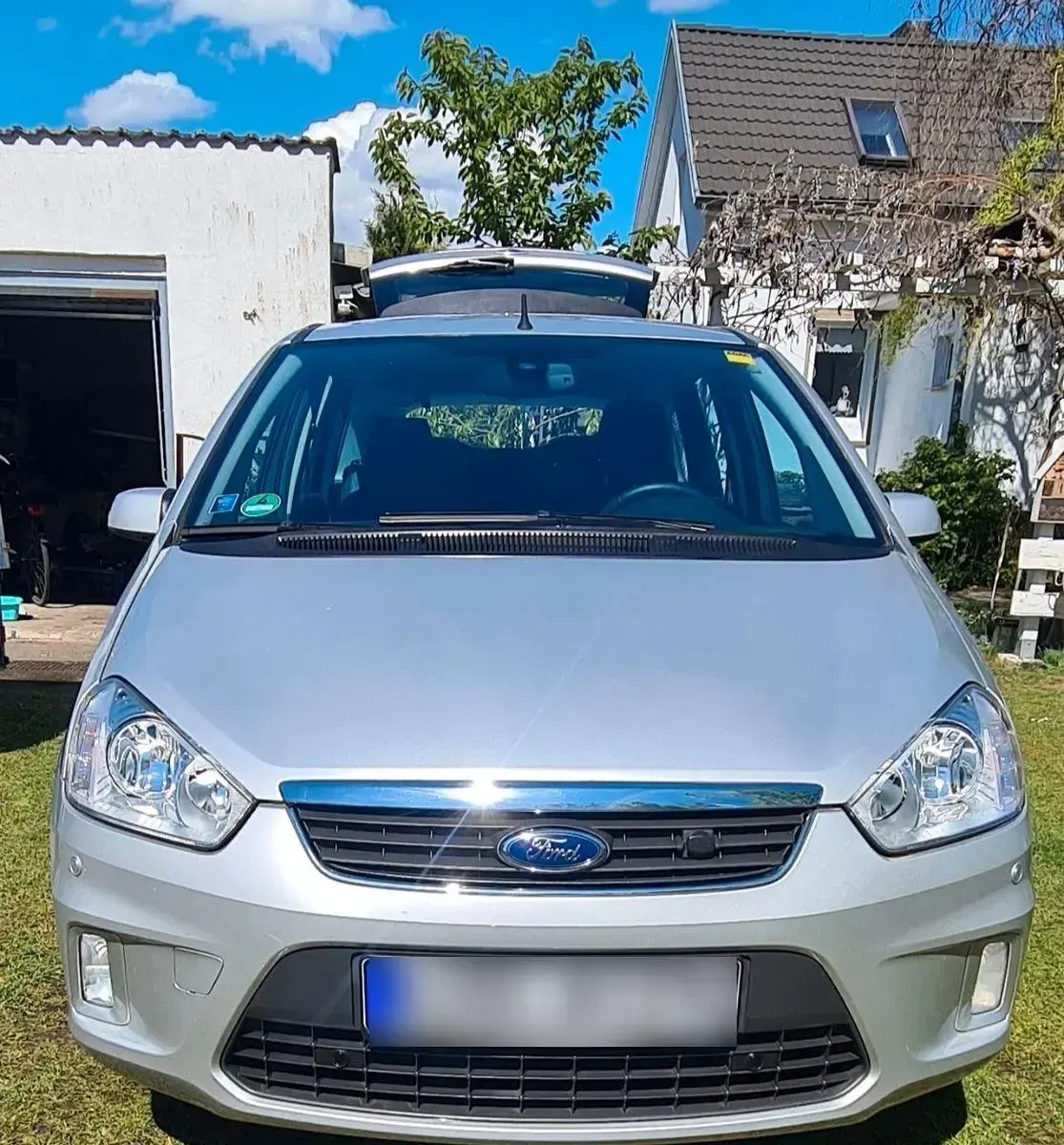 Gebraucht Ford C-MAX Titanium 125 PS (91 kW) 2008 Silber Van / Kleinbus