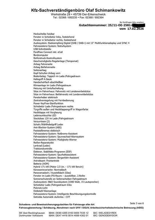 Gebraucht Ford Tourneo Active 232 PS (170 kW) 2025 Schwarz Van / Kleinbus