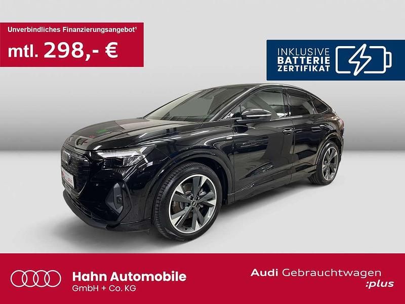 Gebraucht Audi Q4 Sportback e-tron S-Line 125 kW (170 PS) 2022 Schwarz SUV
