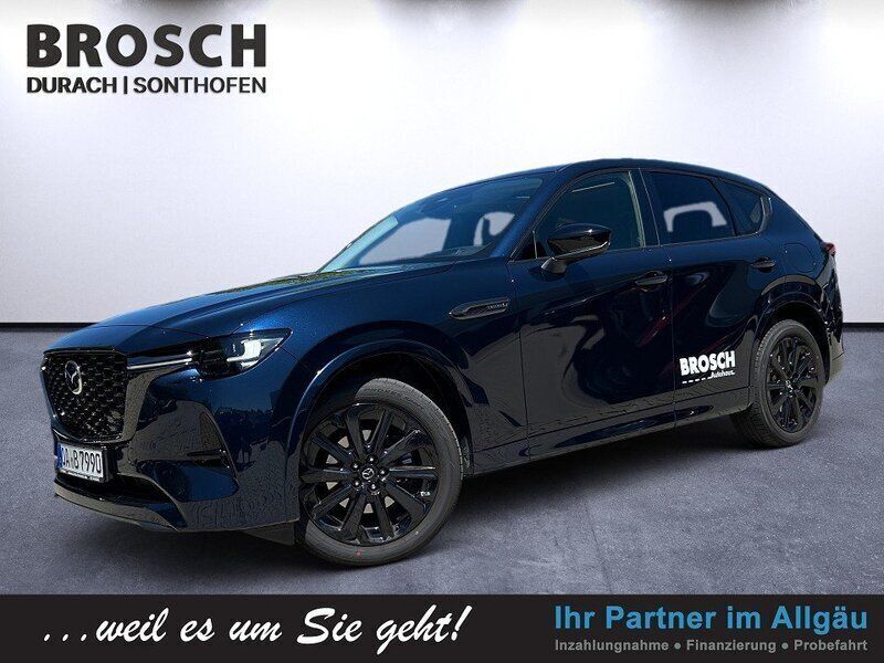 Deep crystal blue Gebraucht 2024 Mazda CX-60 Homura-Line SUV | 50.990 € (Fairer Preis) - Bild 1/4