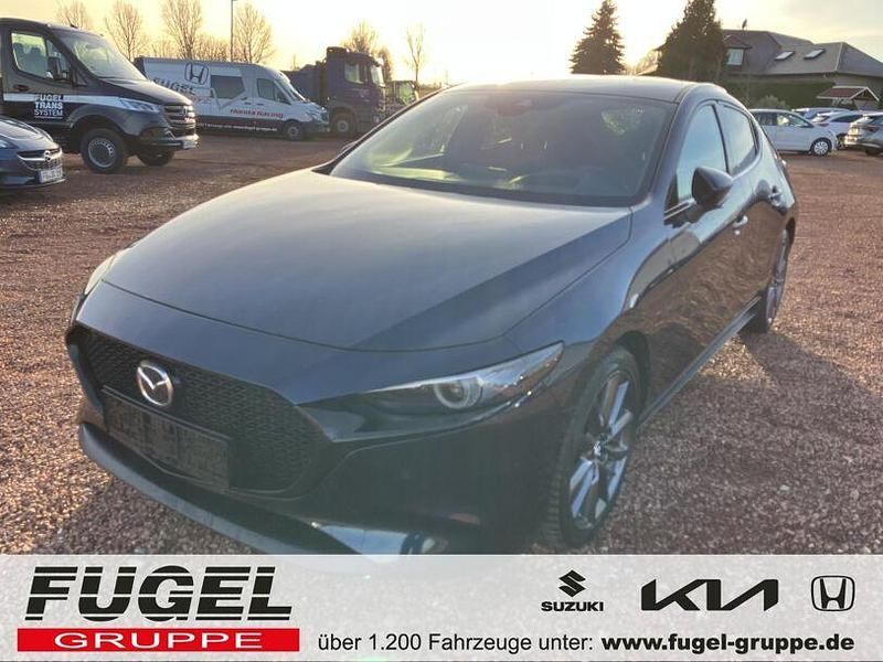 Deep crystal blue Gebraucht 2020 Mazda 3 Selection Limousine | 18.999 € (Guter Preis) - Bild 1/4