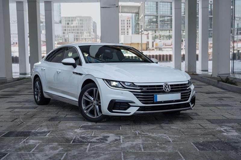 Gebraucht VW Arteon R-line 150 PS (110 kW) 2018 Weiß Limousine