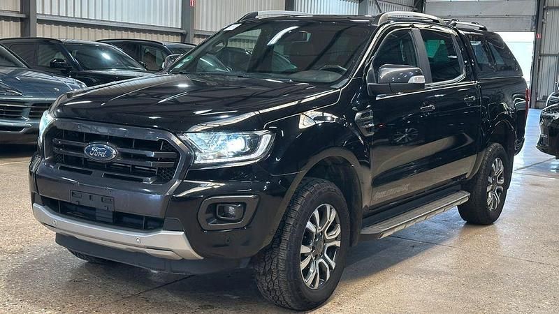 Schwarz Gebraucht 2022 Ford Ranger Wildtrack Abholung | 22.800 € (Fairer Preis) - Bild 1/4