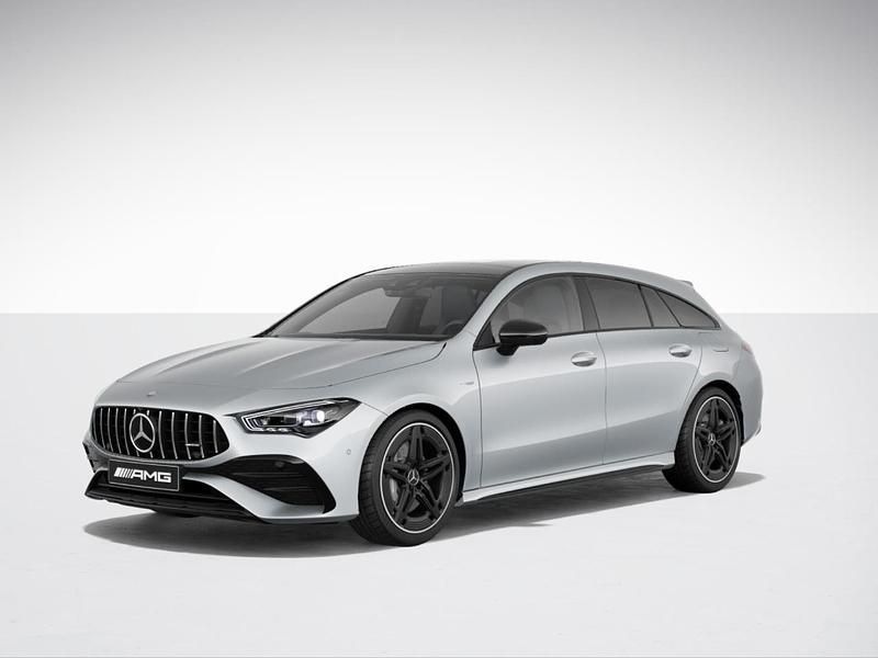 Iridiumsilber metallic Gebraucht 2024 Mercedes CLA35 AMG AMG Kombi | 45.235 € (Fairer Preis) - Bild 1/4