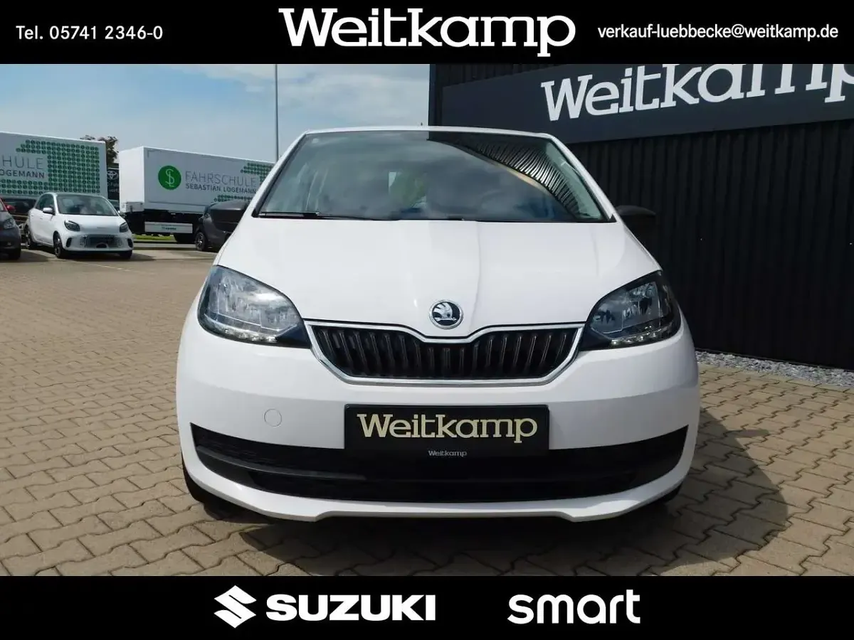 Brugt Skoda Citigo Active 60 HK (44 kW) 2018 Hvid Hatchback