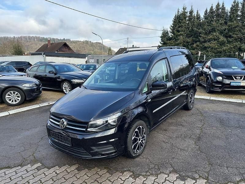 Schwarz Gebraucht 2018 VW Caddy Maxi Trendline Van / Kleinbus | 16.450 € (Guter Preis) - Bild 1/4