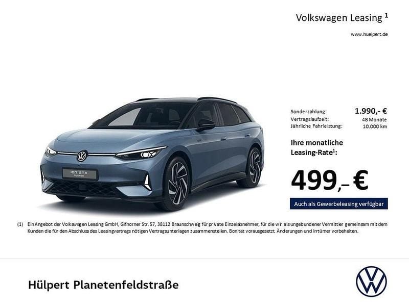 Gebraucht VW ID.7 GTX 264 kW (360 PS) 2025 Blau Kombi