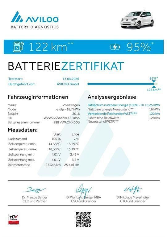 Second-hand VW e-up! 60 kW (82 CP) 2018 Alb Hatchback
