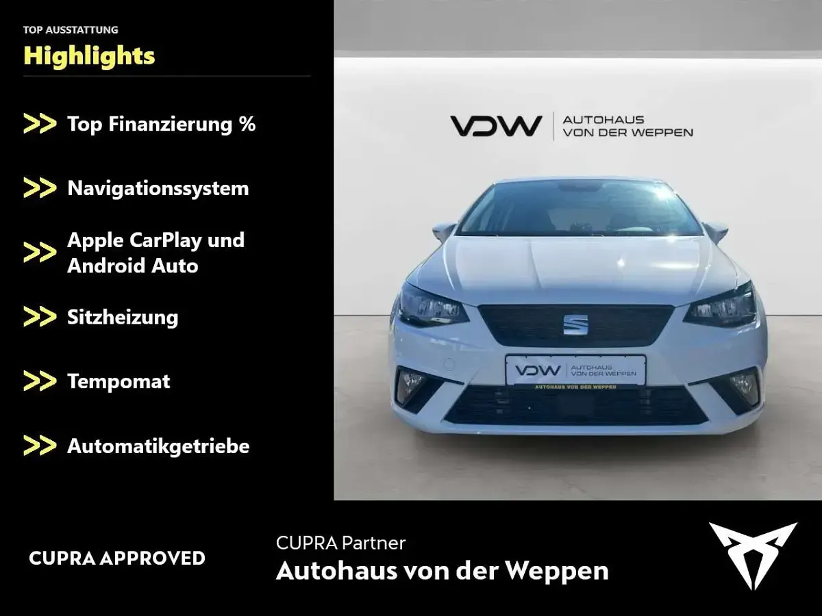 Gebraucht Seat Ibiza Style 116 PS (85 kW) 2024 Weiß Kleinwagen