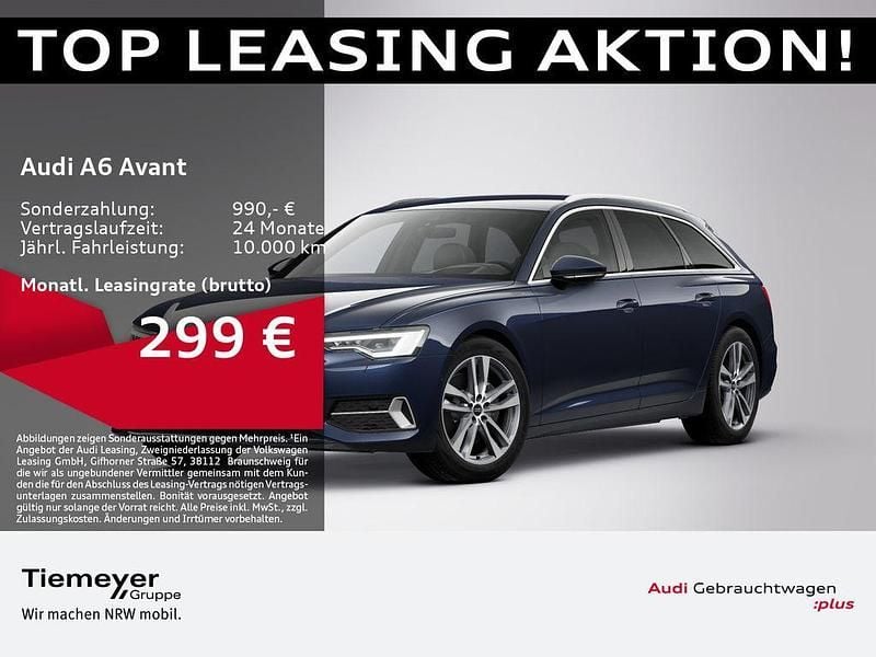 Blau Gebraucht 2025 Audi A6 Advanced Kombi | 49.520 € (Guter Preis) - Bild 1/4