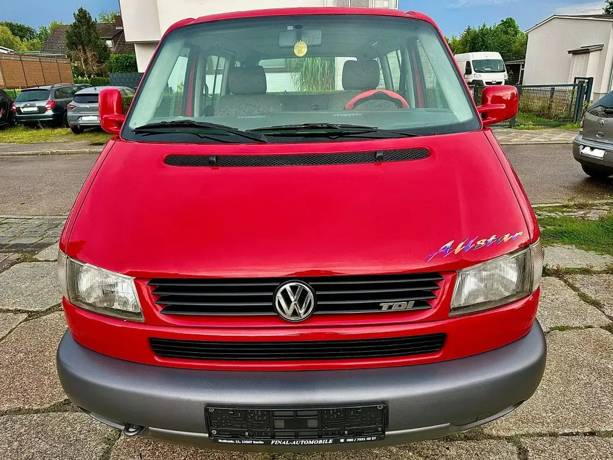 Gebraucht VW Multivan Allstar 102 PS (75 kW) 1997 Rot Van / Kleinbus