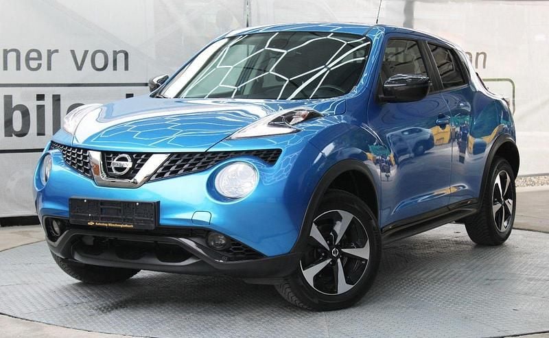 Vivid blue/caspian blue Gebraucht 2019 Nissan Juke N-Connecta SUV | 11.450 € (Guter Preis) - Bild 1/3