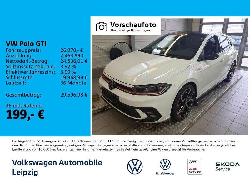 Weiß Gebraucht 2023 VW Polo GTI Limousine | 26.970 € (Teuer) - Bild 1/3