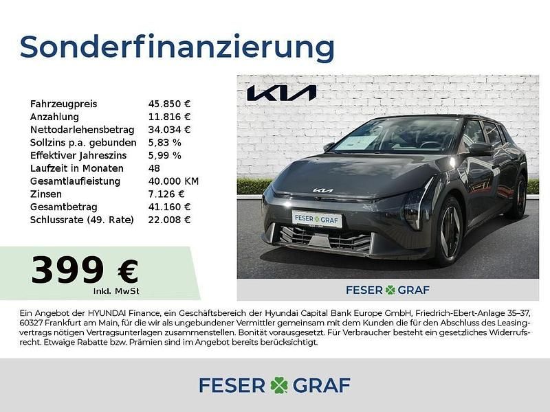 Grau Neu 2025 Kia EV4 Kleinwagen | 45.850 € (Fairer Preis) - Bild 1/4
