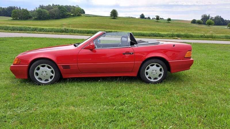 Rot Gebraucht 1992 Mercedes SL300 Cabrio | 19.900 € - Bild 1/4