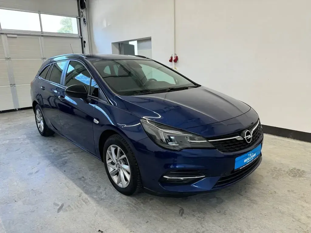 Gebraucht Opel Astra Business 122 PS (89 kW) 2021 Blau Kombi