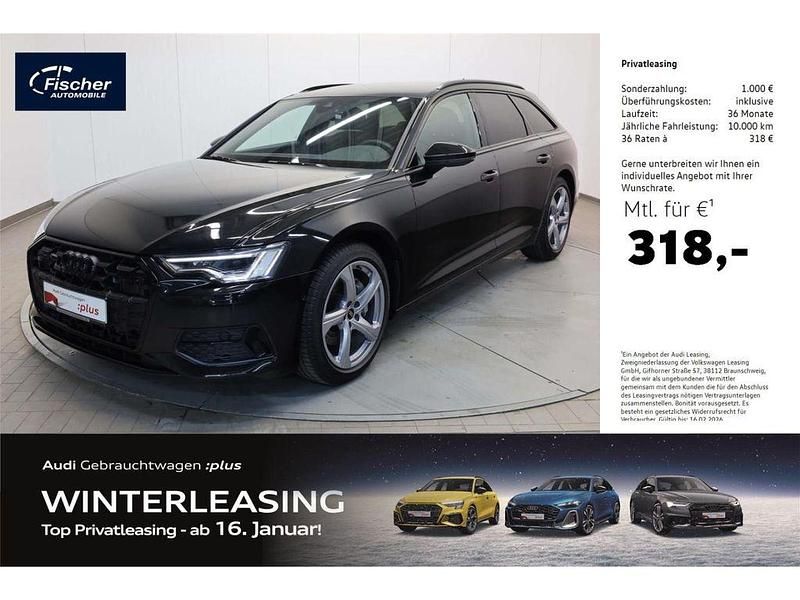 Mythosschwarz metallic Gebraucht 2025 Audi A6 Advanced Kombi | 48.480 € (Superpreis) - Bild 1/4