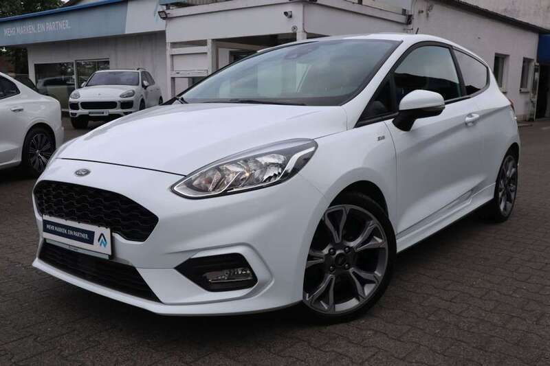 Frozen white Gebraucht 2019 Ford Fiesta ST-Line Kleinwagen | 11.485 € (Guter Preis) - Bild 1/2