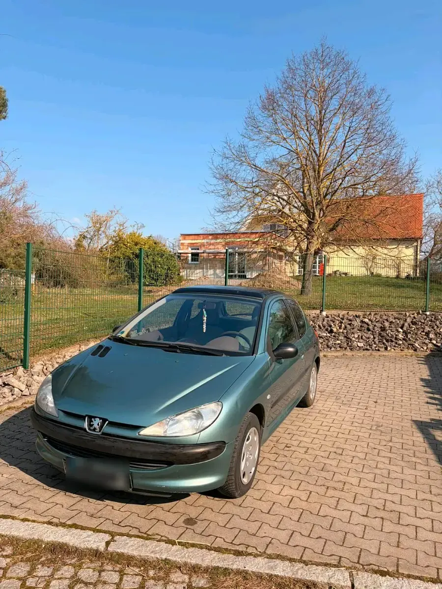Gebraucht Peugeot 206 75 PS (55 kW) 2002 Grün Kleinwagen