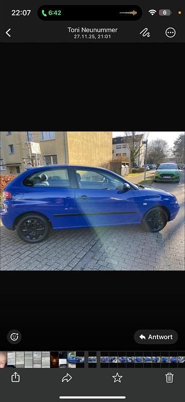 Gebraucht Seat Ibiza 75 PS (55 kW) 2003 Blau Kleinwagen