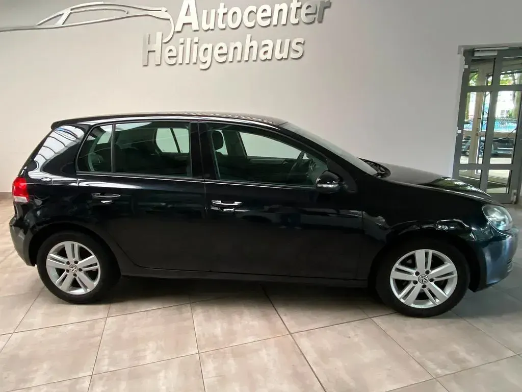 Gebraucht VW Golf VI Trendline 105 PS (77 kW) 2010 Schwarz Kleinwagen