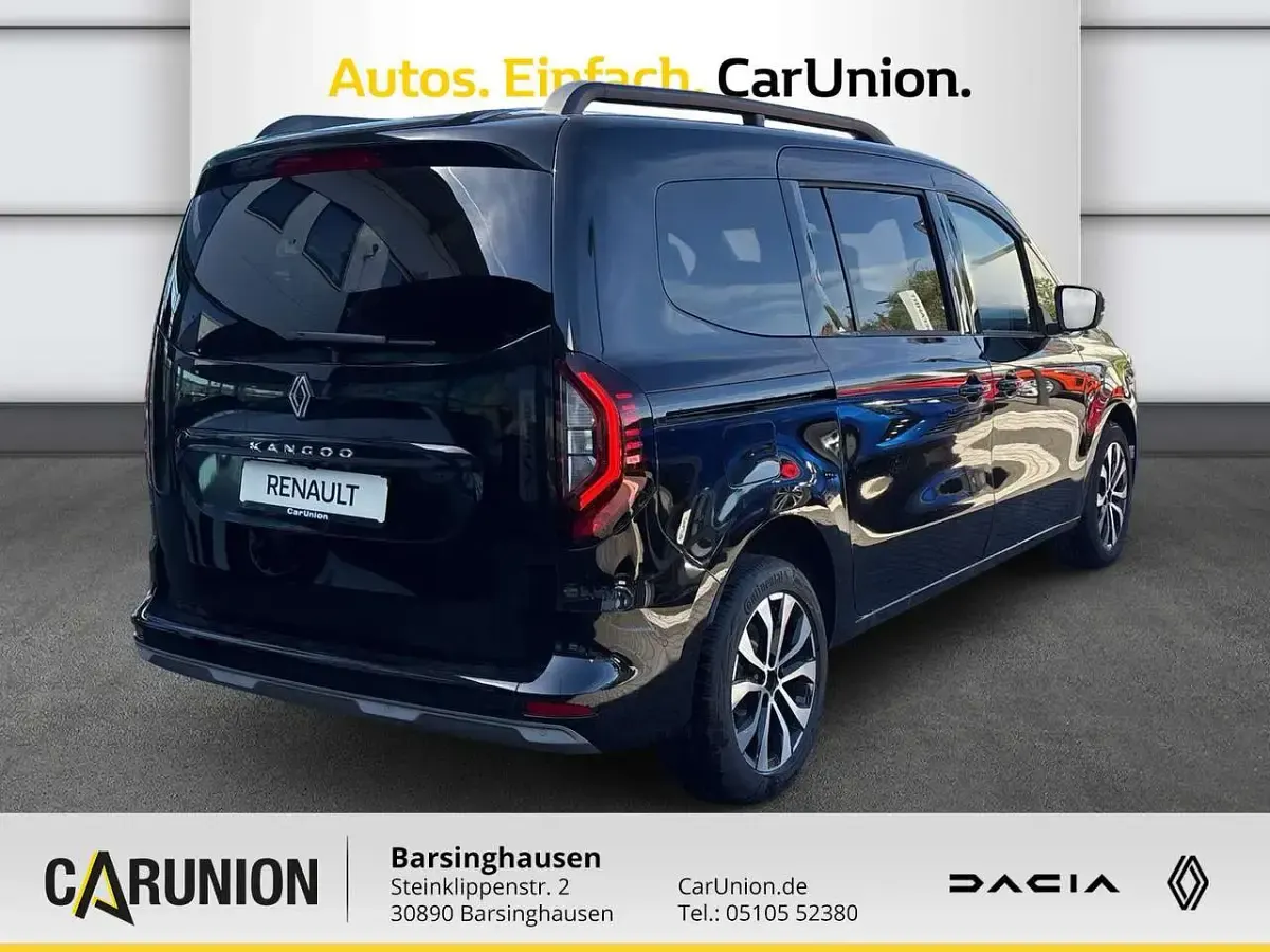 Neu Renault Kangoo Techno 131 PS (96 kW) 2026 Black pearlschwarz metallic Van / Kleinbus