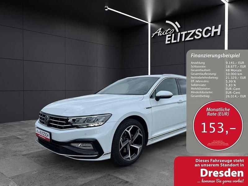 Gletscherweiß metallic Gebraucht 2023 VW Passat Elegance Kombi | 30.470 € (Etwas zu teuer) - Bild 1/4